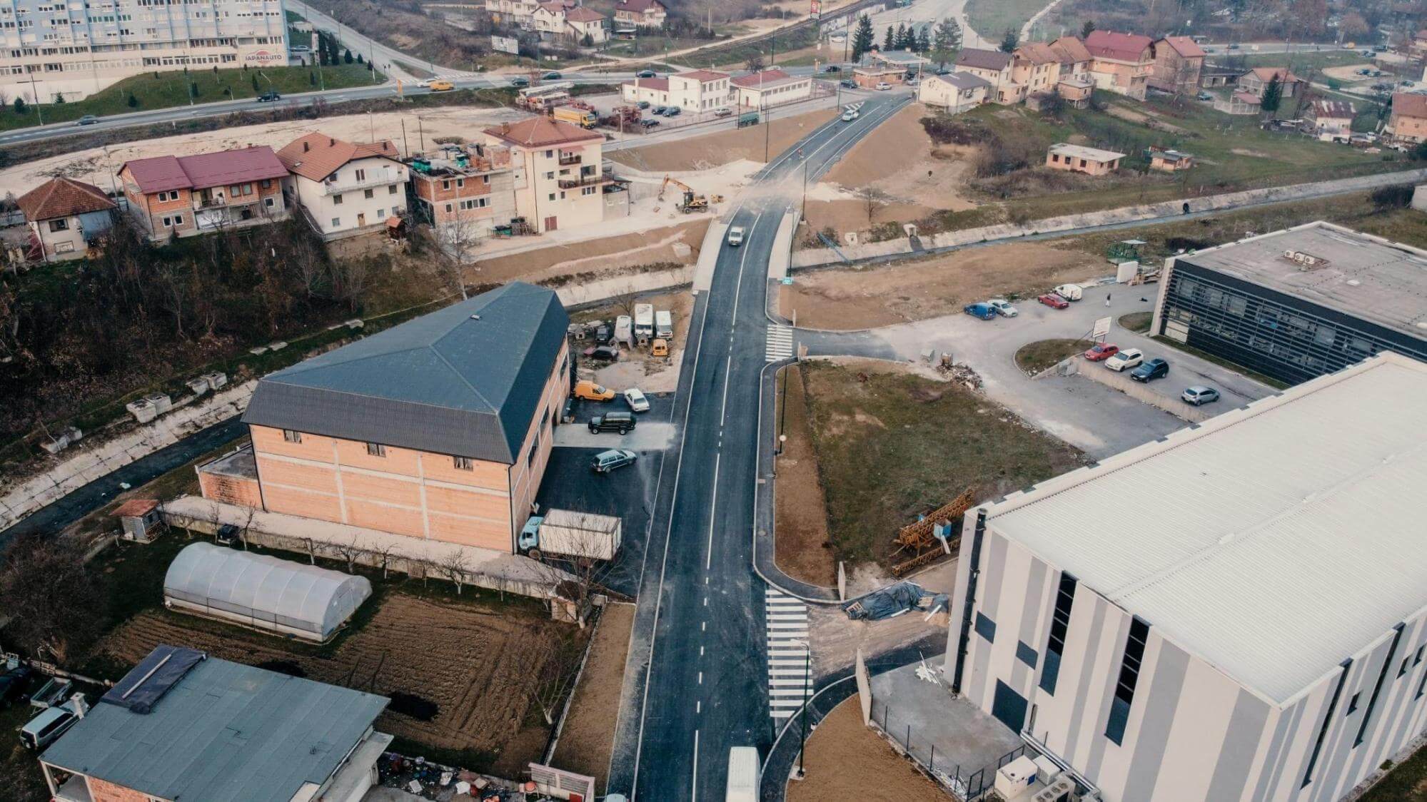 Izgradnja mosta i saobraćajnice u Novoj industrijskoj zoni u Vogošći