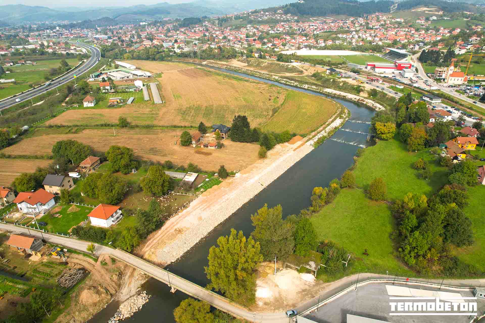 Uređenje lijeve obale rijeke Bosne u Ilijašu