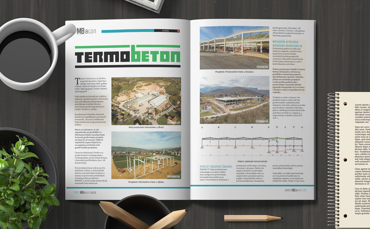 Promo Termo-Beton: Članak u novom broju časopisa M-BETON